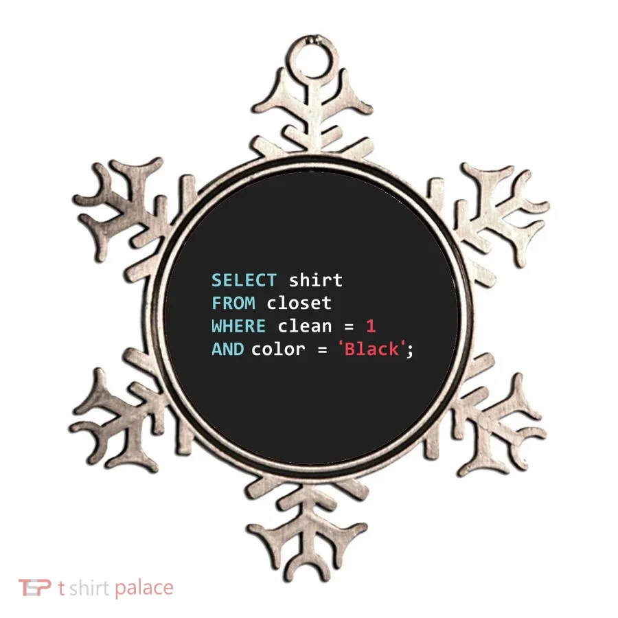 Programmer SQL Query Geek Database Coding Ornament