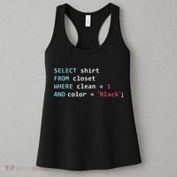 Programmer SQL Query Geek Database Coding Women's Tank Top thumb 3