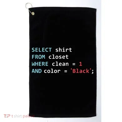 Programmer SQL Query Geek Database Coding Golf Towel