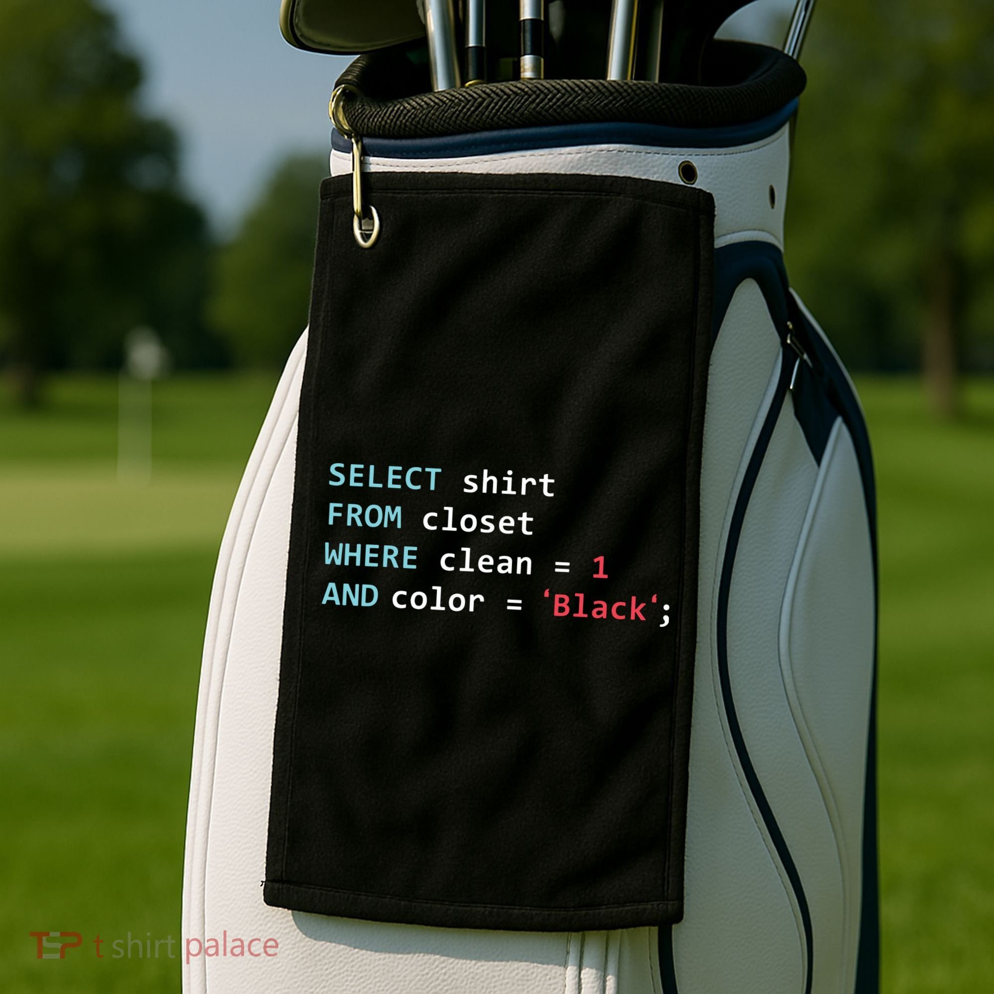 Programmer SQL Query Geek Database Coding Golf Towel