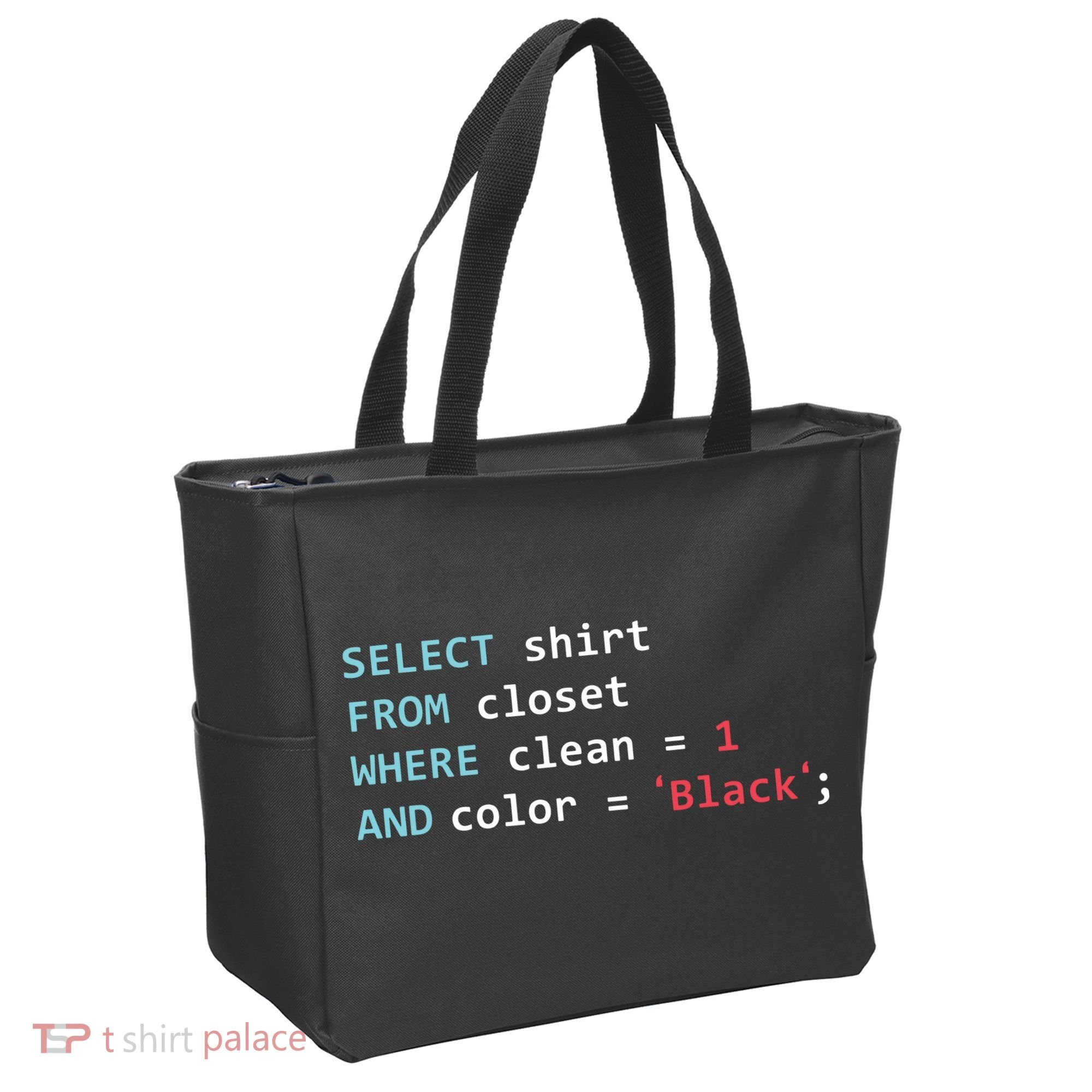 Programmer SQL Query Geek Database Coding Tote Bag