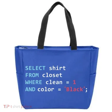 Programmer SQL Query Geek Database Coding Tote Bag