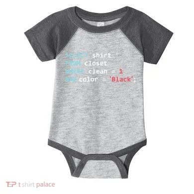 Programmer SQL Query Geek Database Coding Infant Baby Jersey Bodysuit