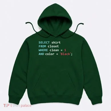 Programmer SQL Query Geek Database Coding Hoodie