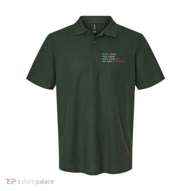 Programmer SQL Query Geek Database Coding Polo