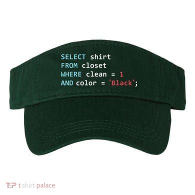 Programmer SQL Query Geek Database Coding Visor