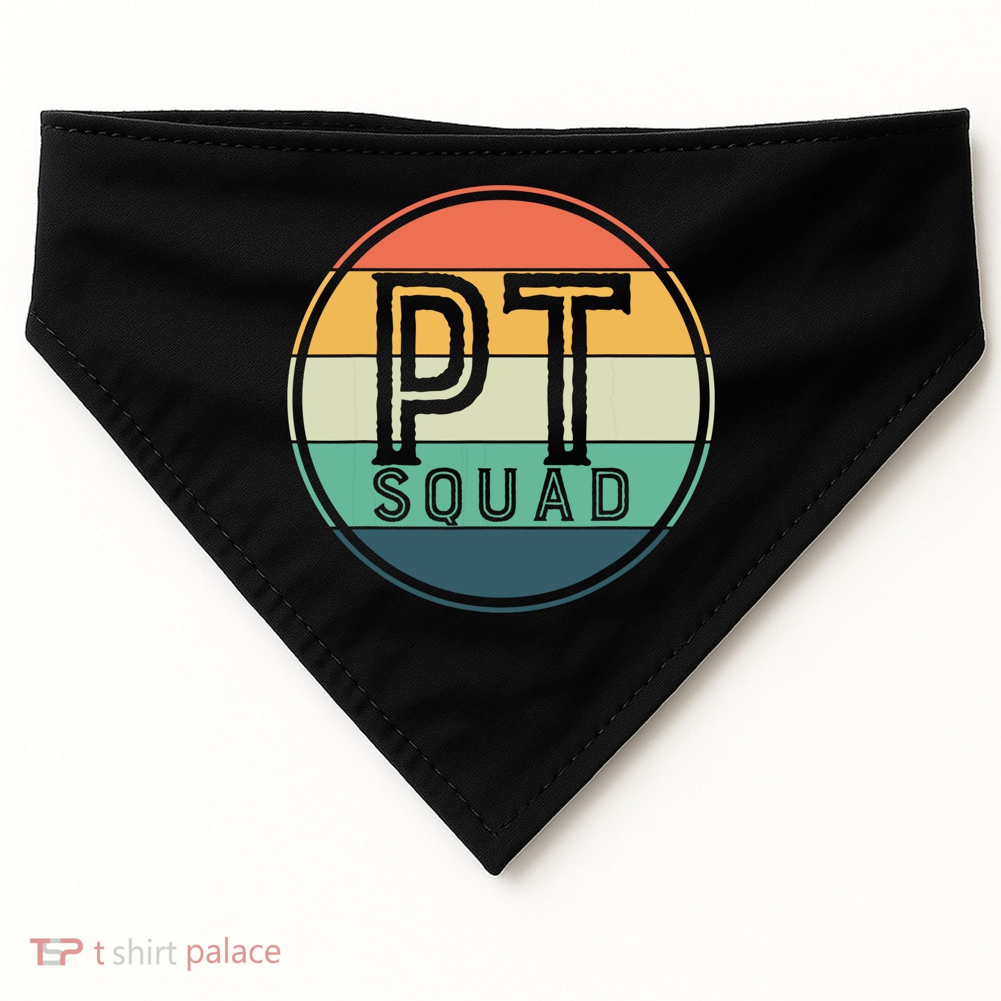 PT Squad Retro Physical Therapy USA-Made Doggie Bandana