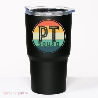 PT Squad Retro Physical Therapy Tumbler
