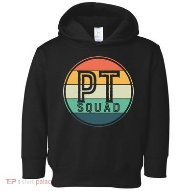 PT Squad Retro Physical Therapy Toddler Hoodie