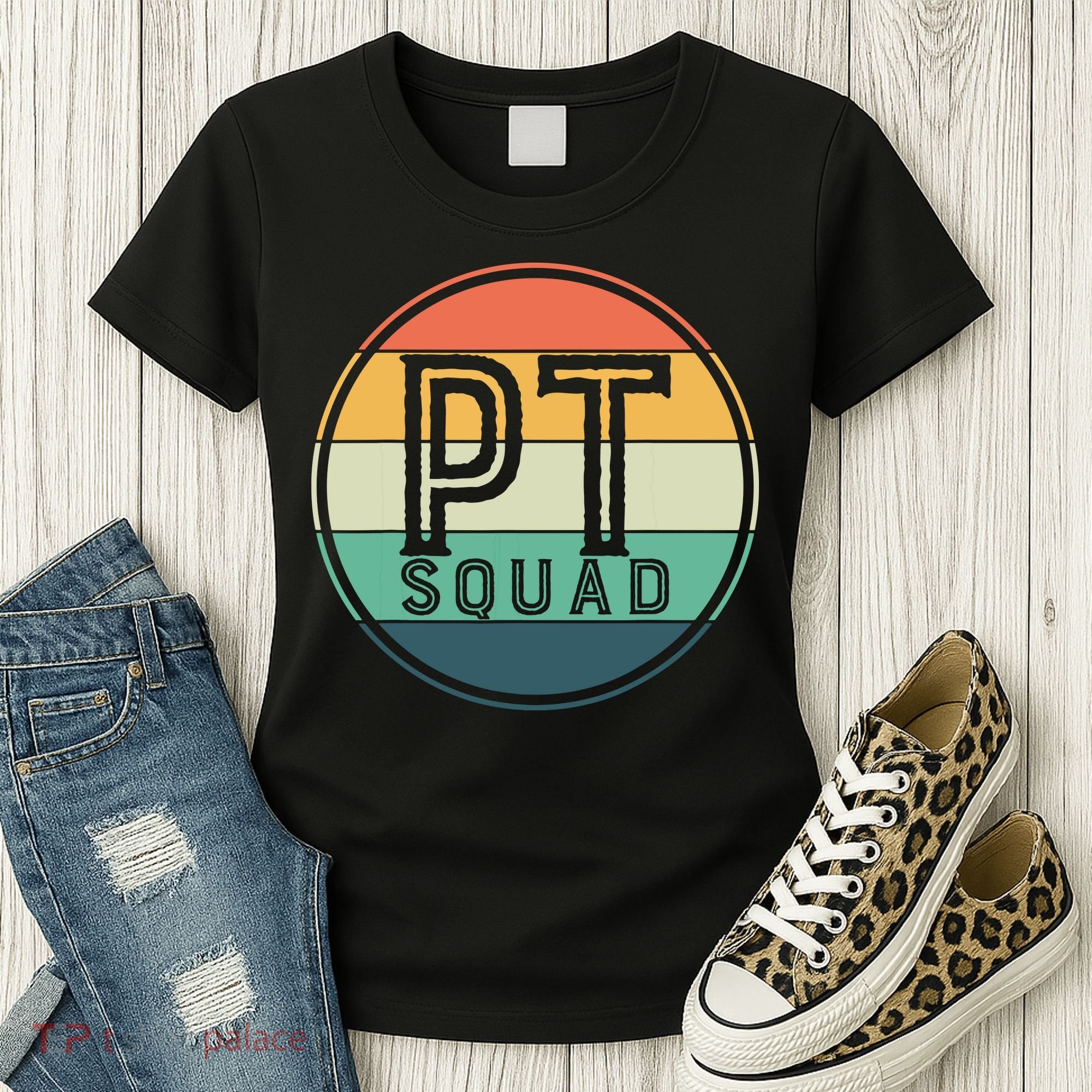 PT Squad Retro Physical Therapy Women's T-Shirt
