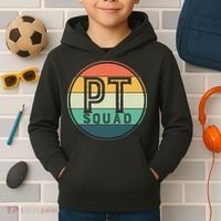 PT Squad Retro Physical Therapy Kids Hoodie thumb 2