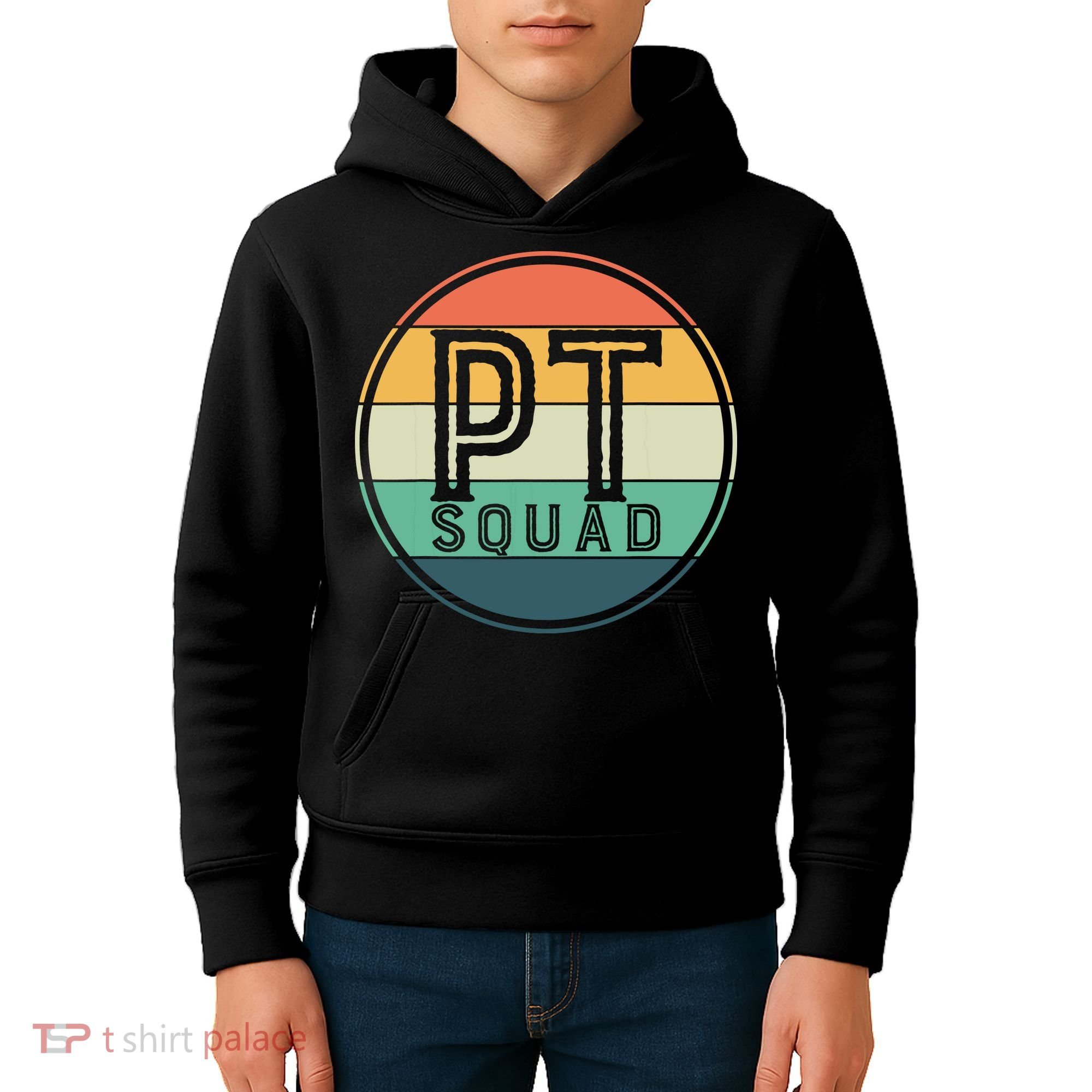 PT Squad Retro Physical Therapy Kids Hoodie