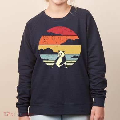 Panda Shirts Retro Style Women's Sweatshirt