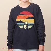 Panda Shirts Retro Style Women's Sweatshirt thumb 0