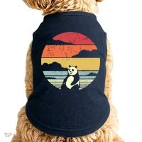 Panda Shirts Retro Style Doggie Tank thumb 0