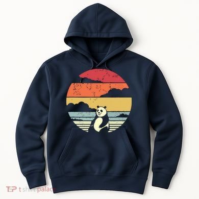 Panda Shirts Retro Style Hoodie