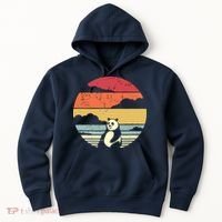 Panda Shirts Retro Style Hoodie thumb 0