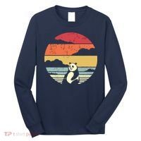 Panda Shirts Retro Style Long Sleeve Shirt thumb 0