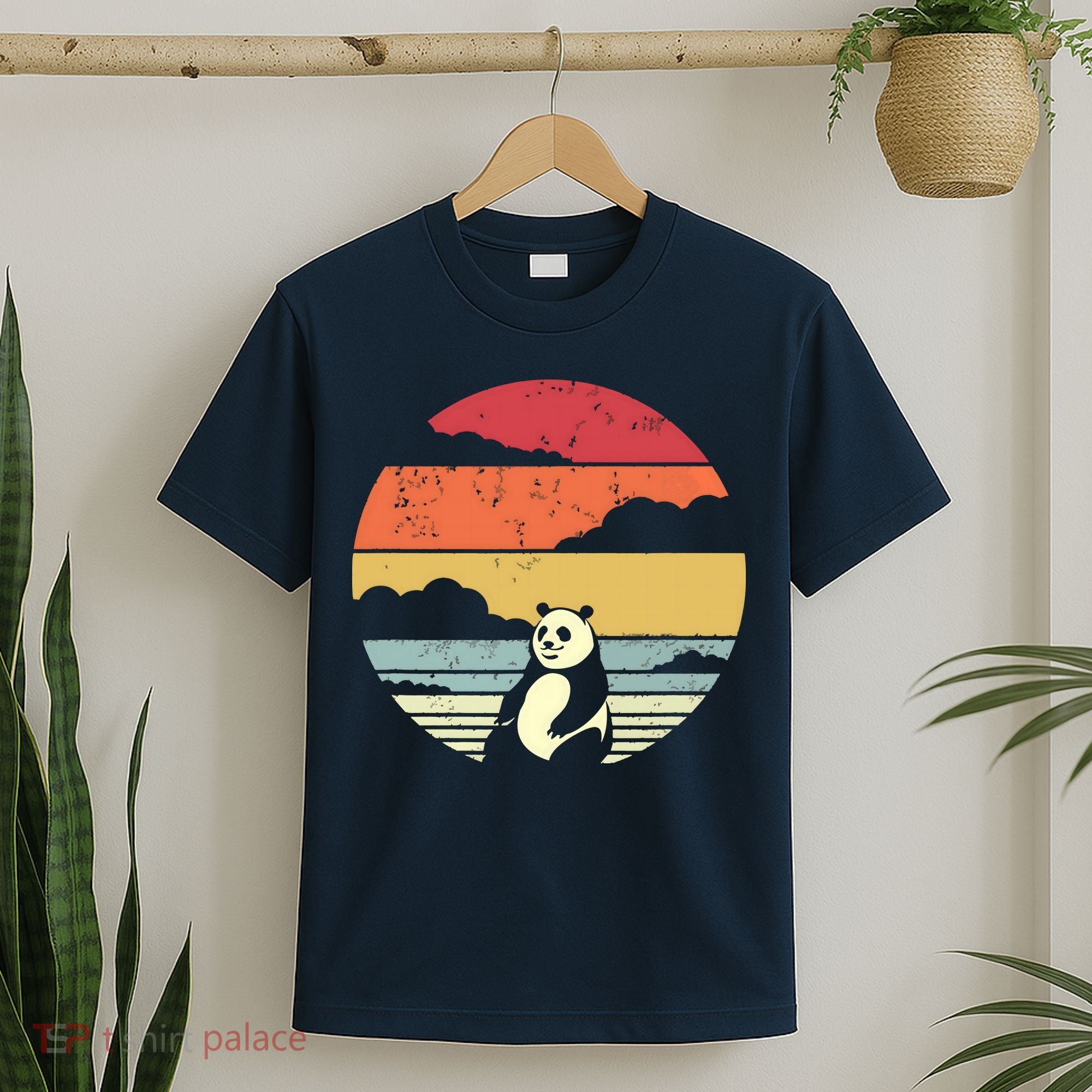 Panda Shirts Retro Style T-Shirt