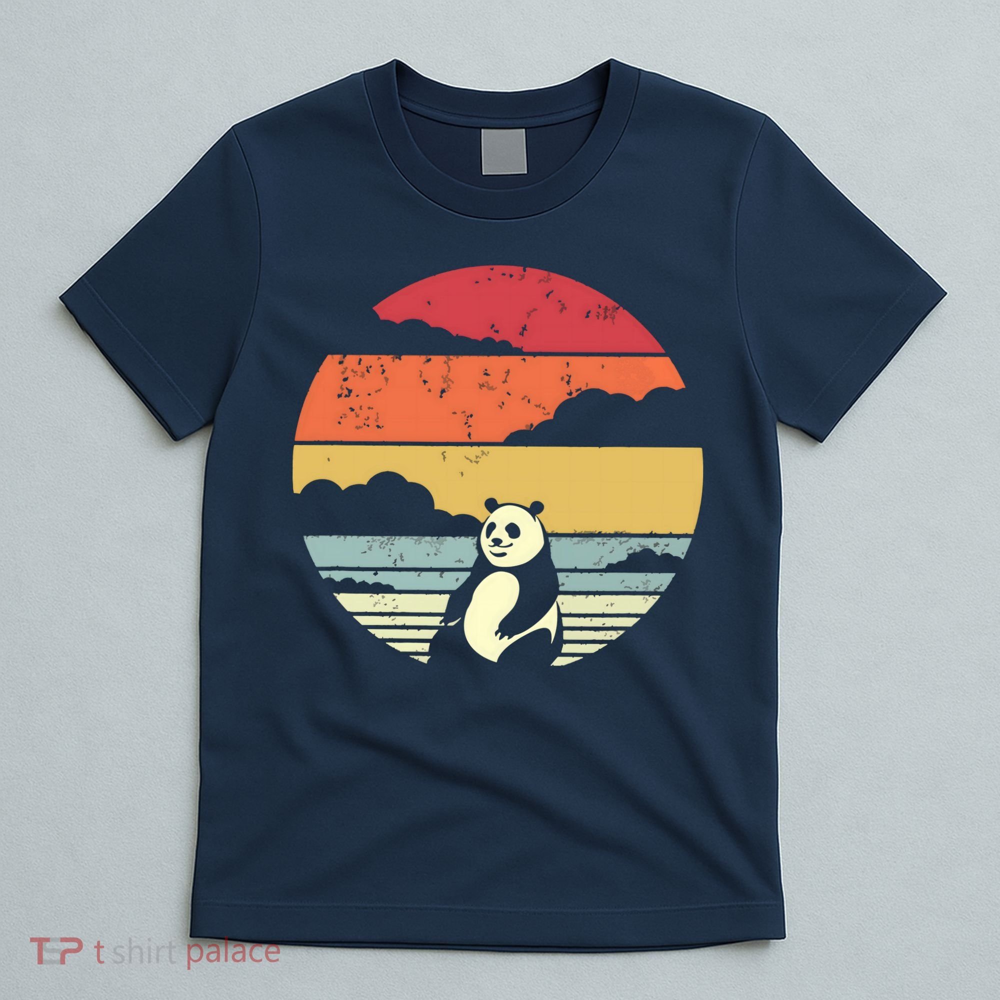Panda Shirts Retro Style T-Shirt
