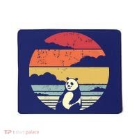 Panda Shirts Retro Style Mousepad thumb 0