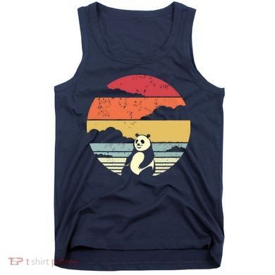 Panda Shirts Retro Style Tank Top