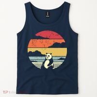 Panda Shirts Retro Style Tank Top thumb 2