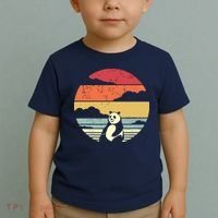 Panda Shirts Retro Style Toddler T-Shirt thumb 2