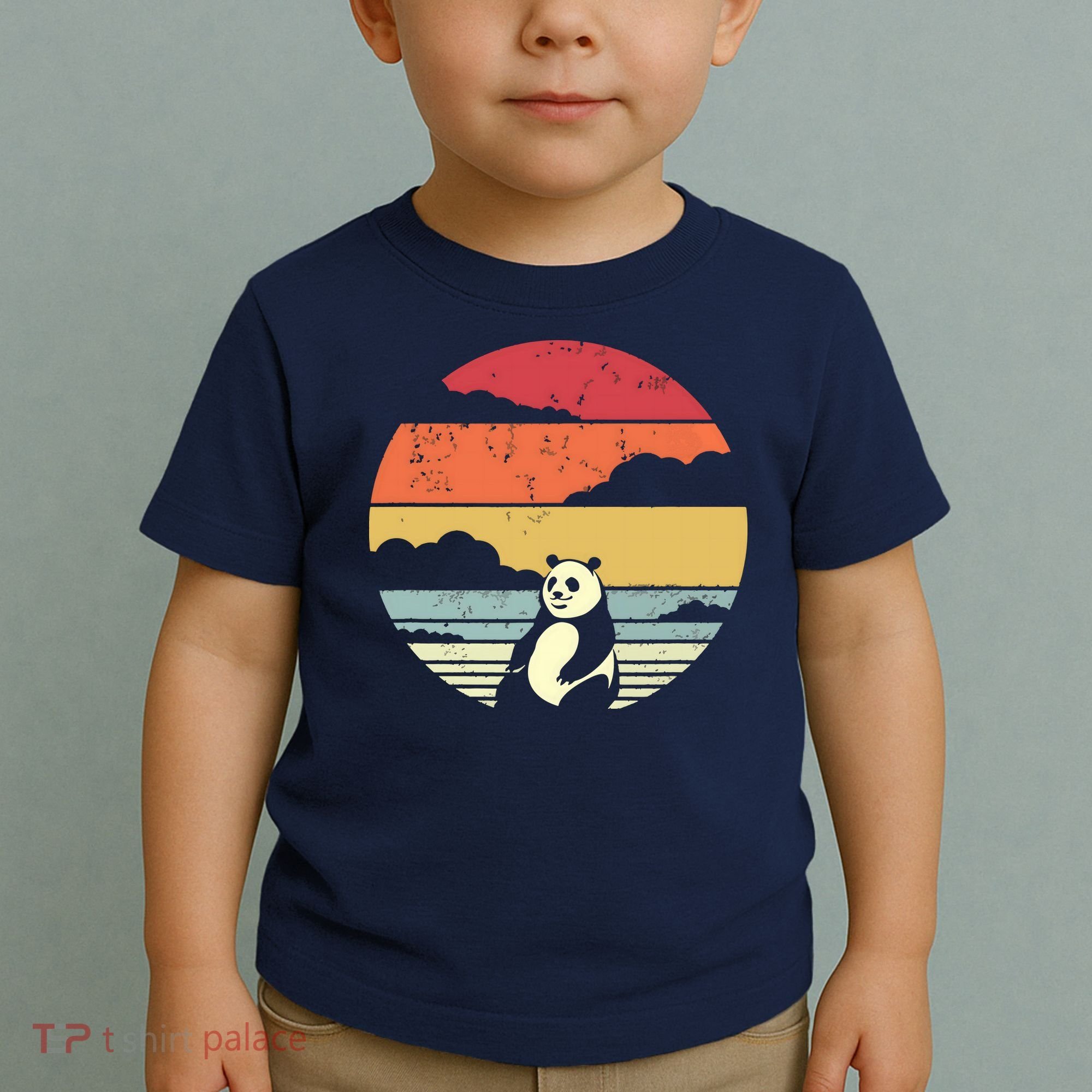 Panda Shirts Retro Style Toddler T-Shirt
