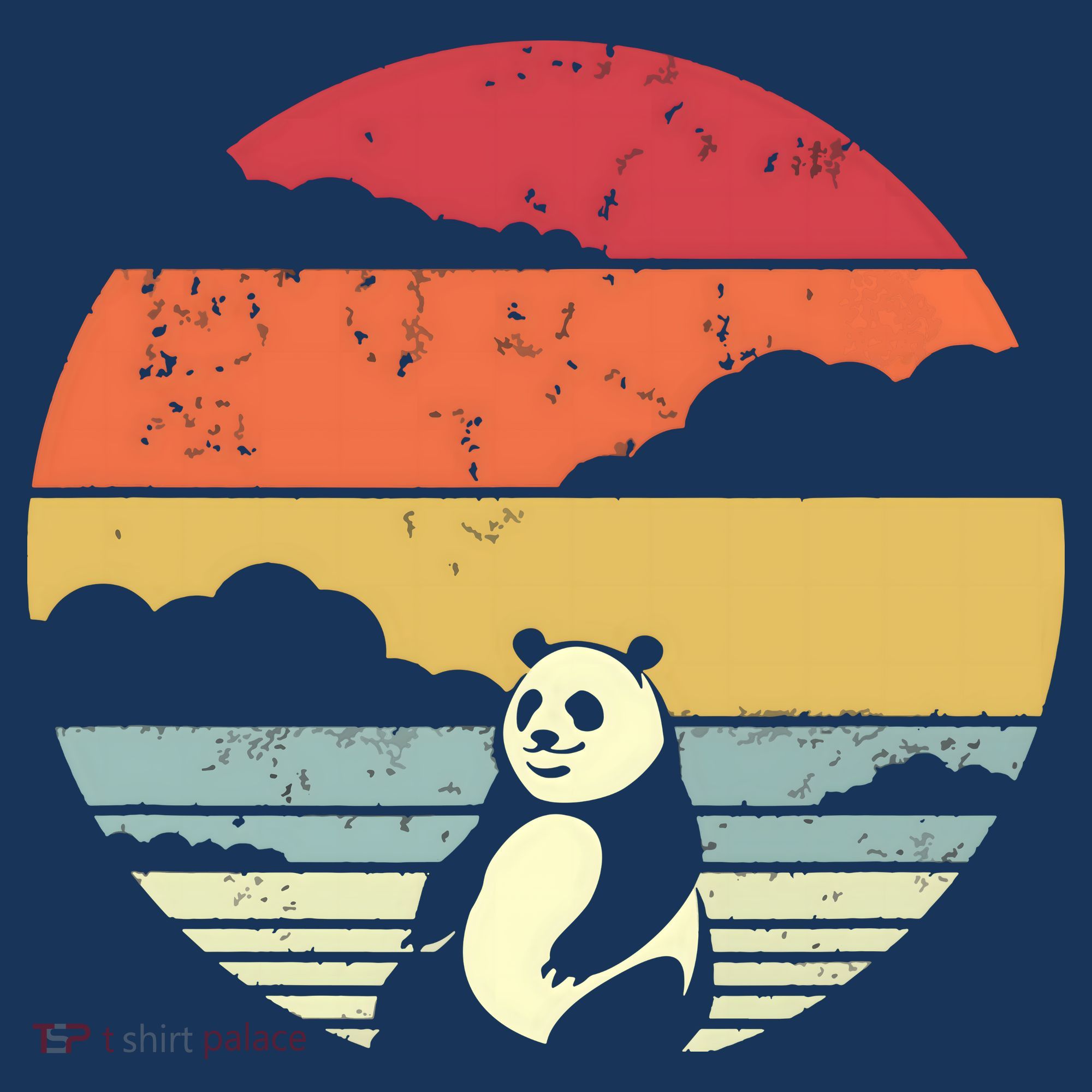 Panda Shirts Retro Style Kids Sweatshirt