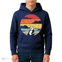 Panda Shirts Retro Style Kids Hoodie thumb 4