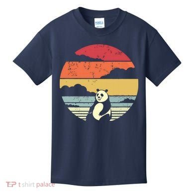 Panda Shirts Retro Style Kids T-Shirt