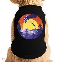 Parachute Skydiving Retro Sunset Doggie Tank thumb 0