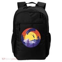 Parachute Skydiving Retro Sunset Backpack thumb 0