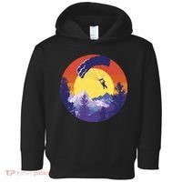Parachute Skydiving Retro Sunset Toddler Hoodie thumb 0