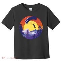 Parachute Skydiving Retro Sunset Toddler T-Shirt thumb 0