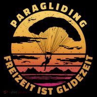 Paraglider Silhouette Retro Sunset Coffee Mug thumb 5