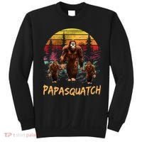 Papa Squatch Retro Bigfoot Dad Sasquatch Yeti Fathers day Sweatshirt thumb 0