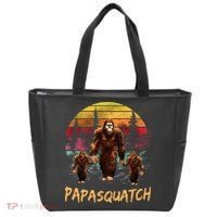 Papa Squatch Retro Bigfoot Dad Sasquatch Yeti Fathers day Tote Bag thumb 0