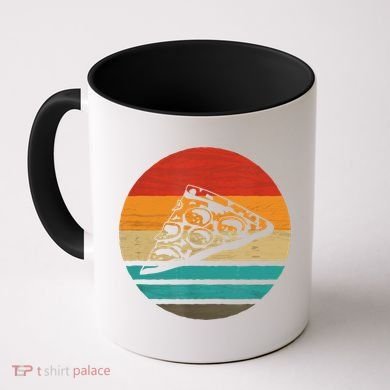 Pizza Slice Retro Style Vintage Gift Coffee Mug