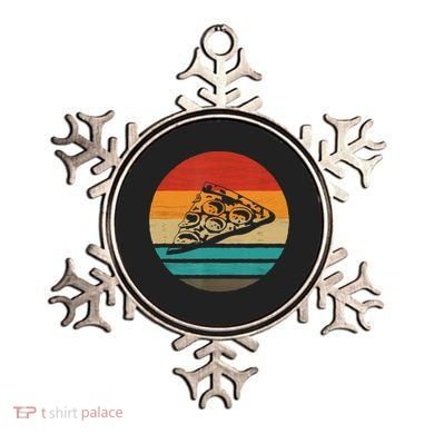 Pizza Slice Retro Style Vintage Gift Ornament