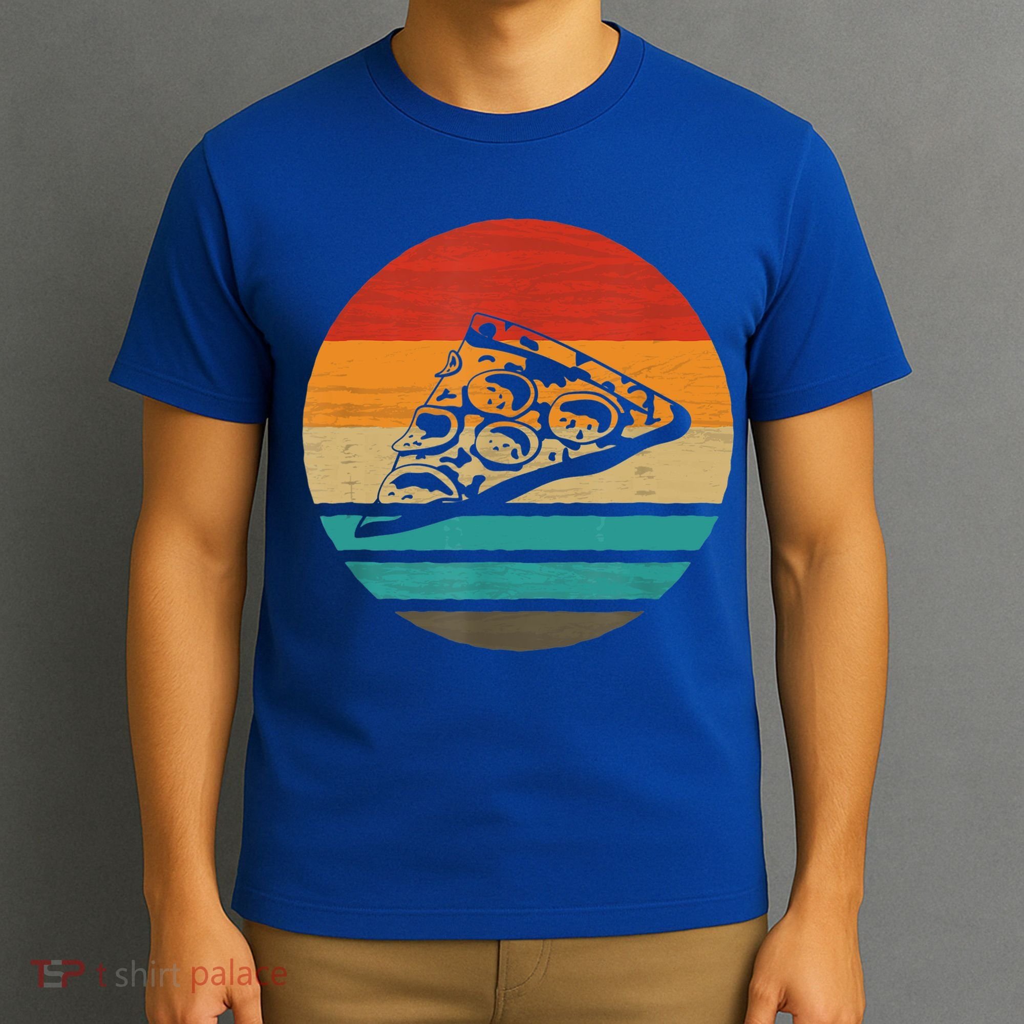 Pizza Slice Retro Style Vintage Gift T-Shirt