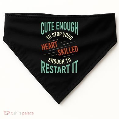 Paramedic Saying Rescue Emt Ems USA-Made Doggie Bandana