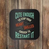Paramedic Saying Rescue Emt Ems Coaster thumb 0
