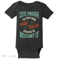 Paramedic Saying Rescue Emt Ems Baby Bodysuit thumb 0