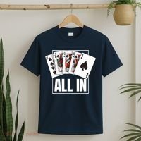 Poker Shirt Royal Flush All In Poker Player Texas Holdem T-Shirt thumb 2