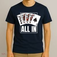 Poker Shirt Royal Flush All In Poker Player Texas Holdem T-Shirt thumb 3