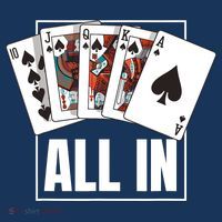 Poker Shirt Royal Flush All In Poker Player Texas Holdem T-Shirt thumb 7