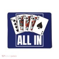 Poker Shirt Royal Flush All In Poker Player Texas Holdem Mousepad thumb 0