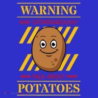 Potato Spud Root Vegetable Tater Vegan Lover Keto Gift Idea Sweatshirt thumb 3